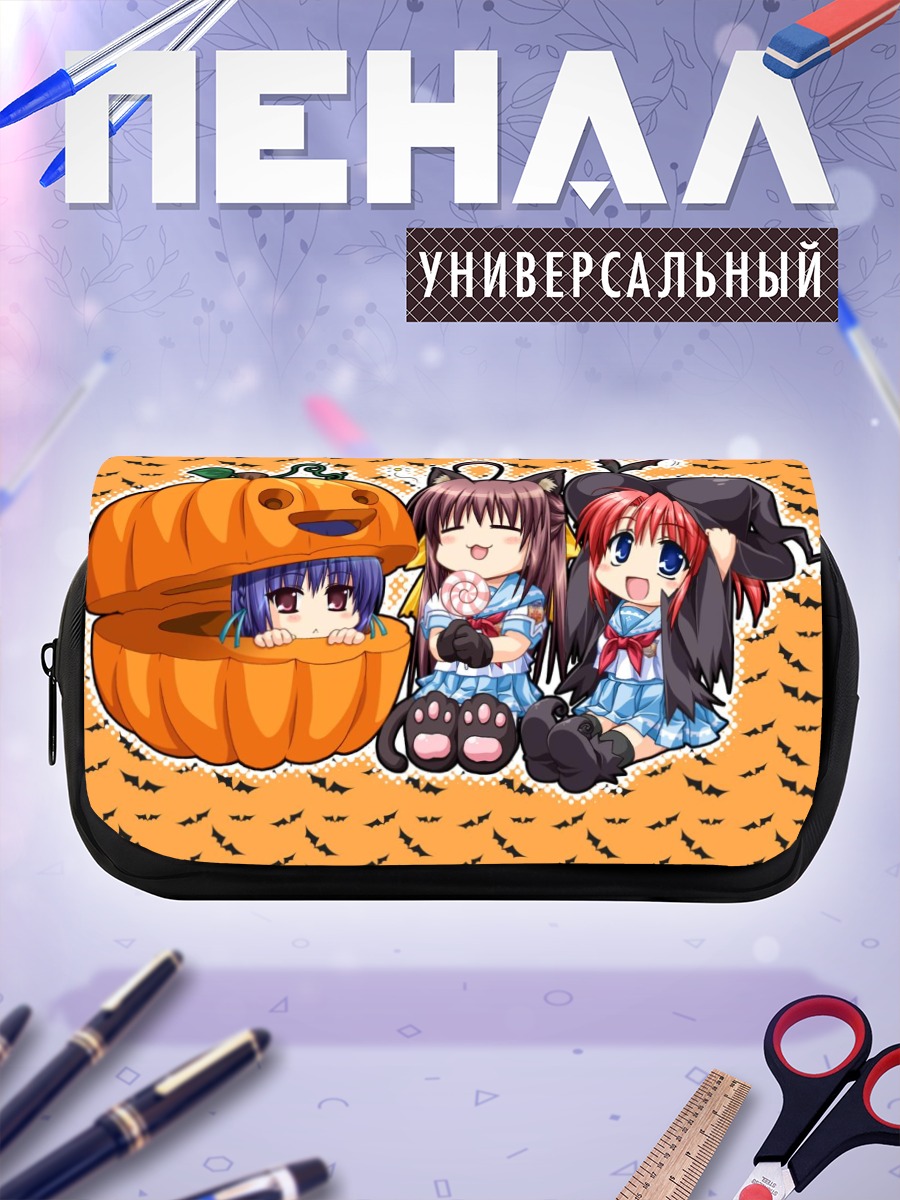 Пенал-косметичка Мику Хацунэ на Хэллоуин