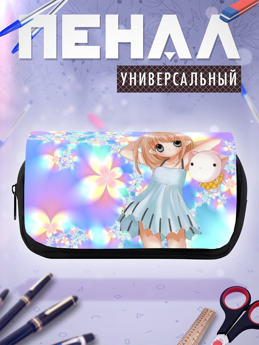 Пенал-косметичка Куруру в цветах