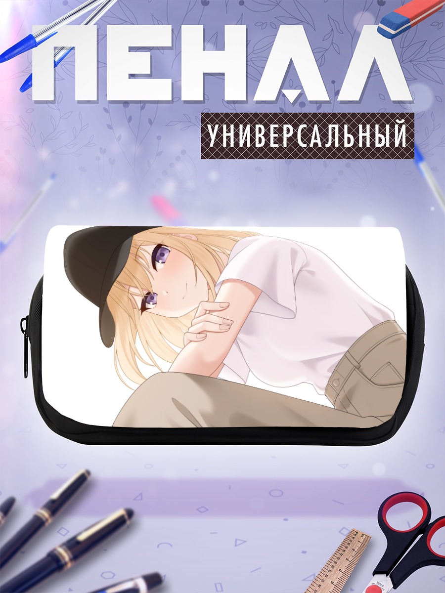 Пенал-косметичка Уика Мисуми в кепке