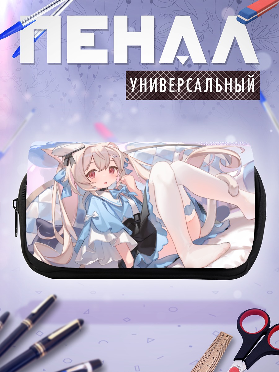 Пенал-косметичка Кошкодевочка в шляпе