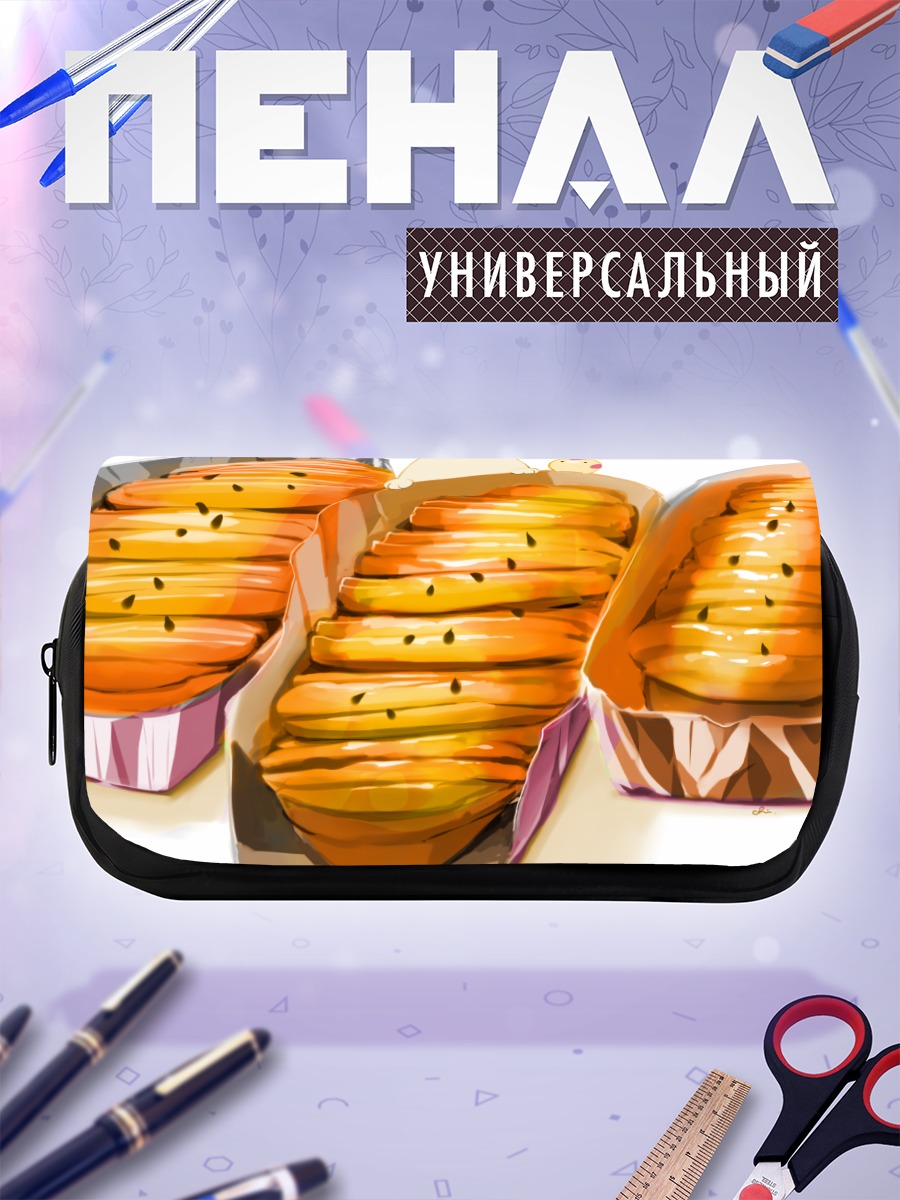 Пенал-косметичка Медведь с выпечкой