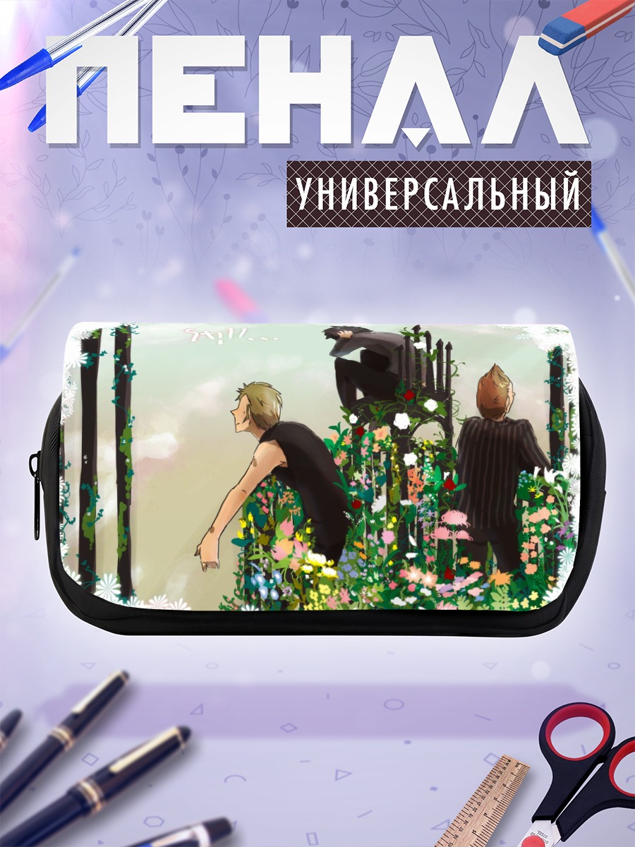Пенал-косметичка Green Day в цветах