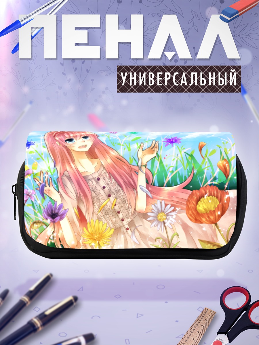 Пенал-косметичка Лука Мегурин в цветах