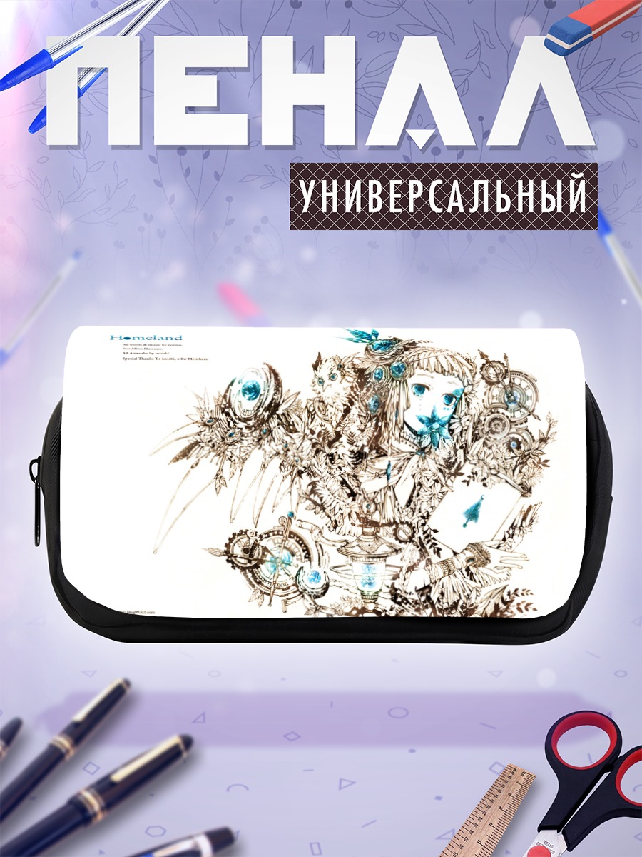 Пенал-косметичка Мику Хацунэ в деталях