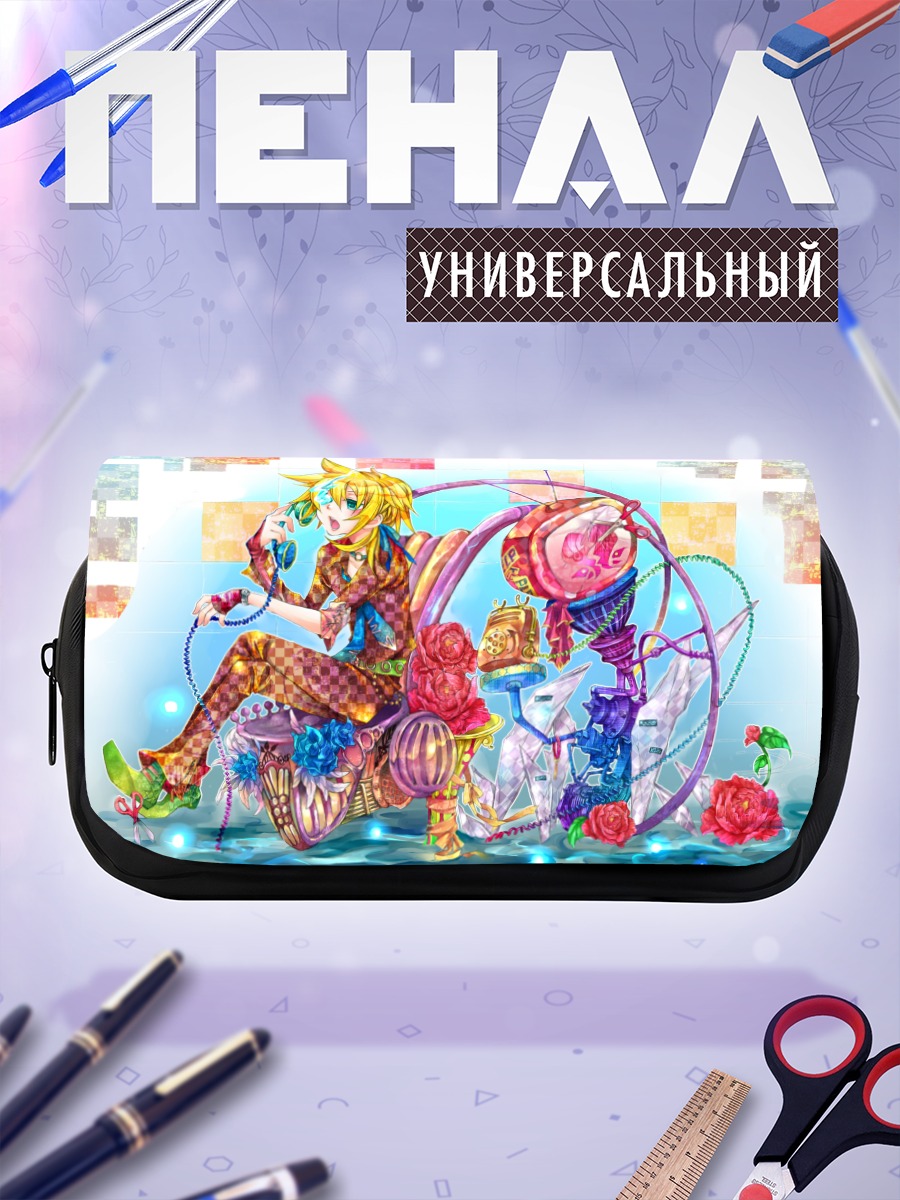 Пенал-косметичка Лен Кагамин в кристаллах