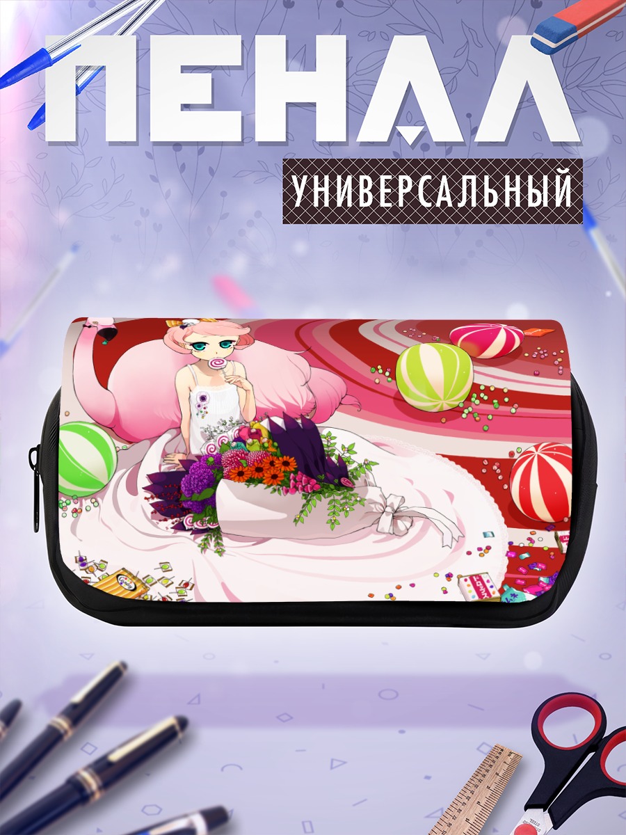 Пенал-косметичка Лоли с фламинго