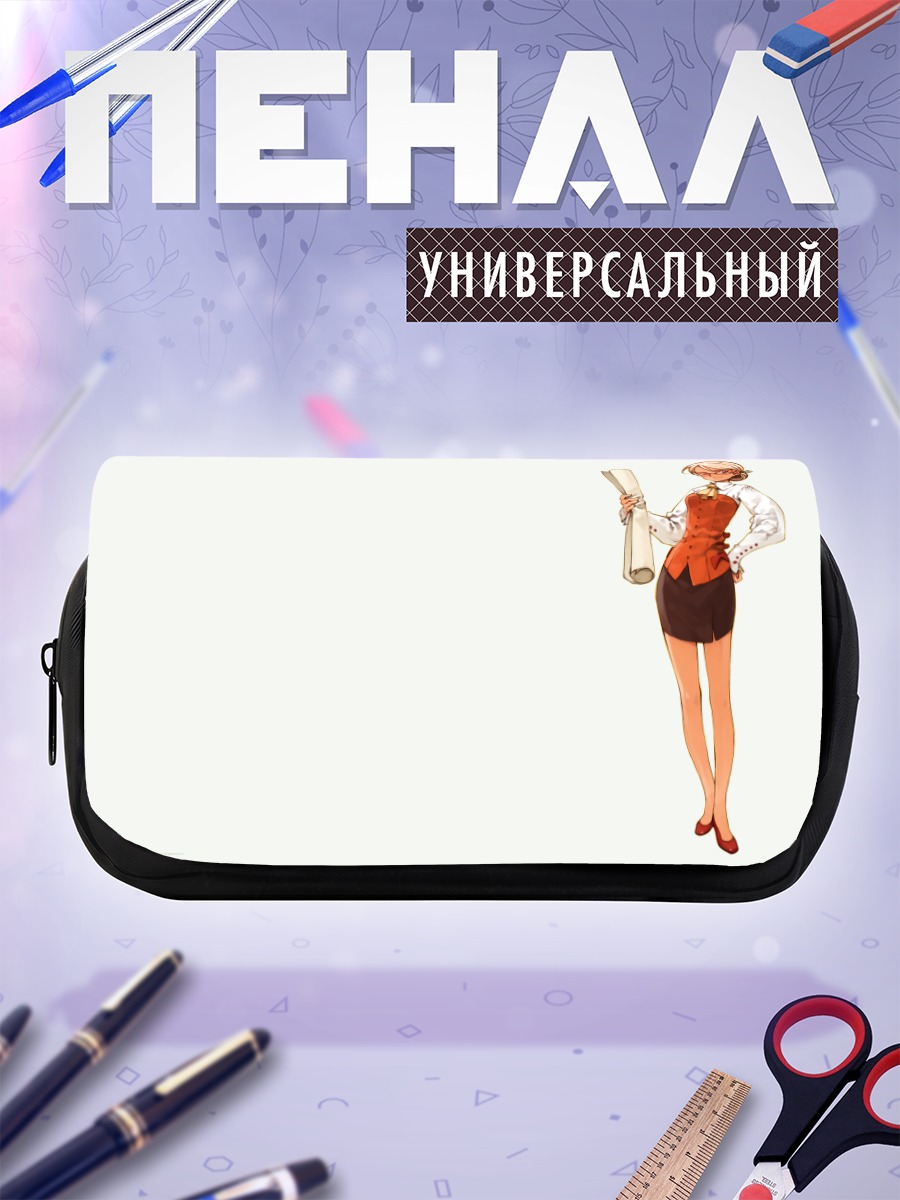 Пенал-косметичка Девушка с свитком