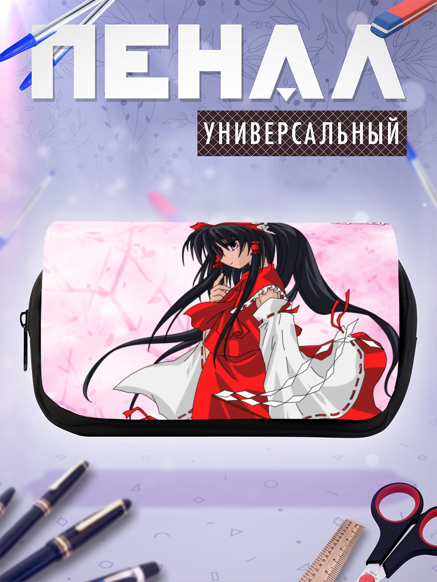 Пенал-косметичка Рейму Хакурей в лепестках