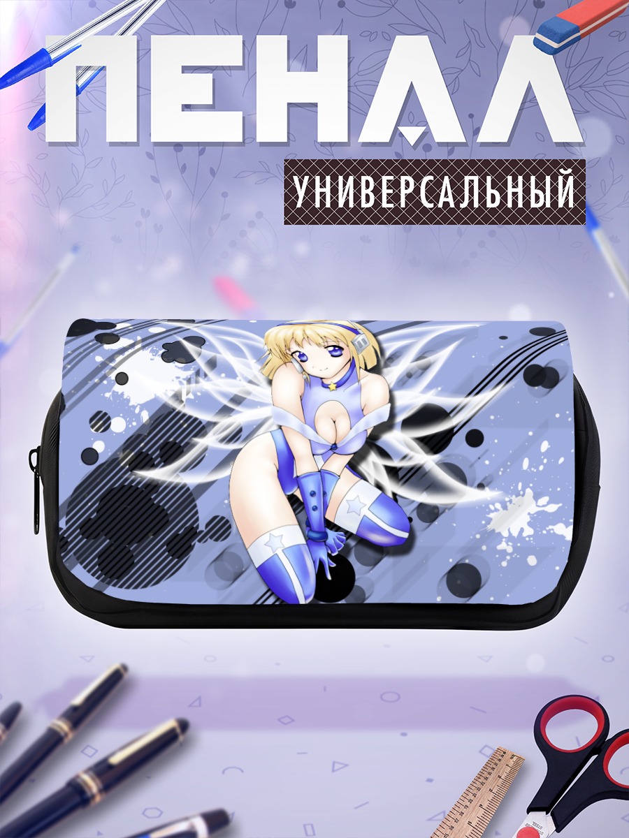 Пенал-косметичка Девушка в голубом