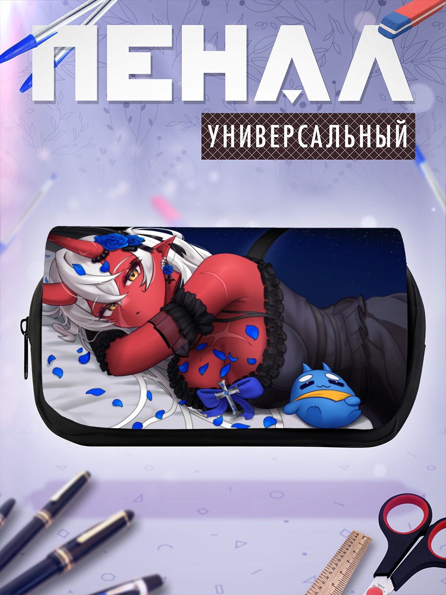 Пенал-косметичка Акуми в лепестках