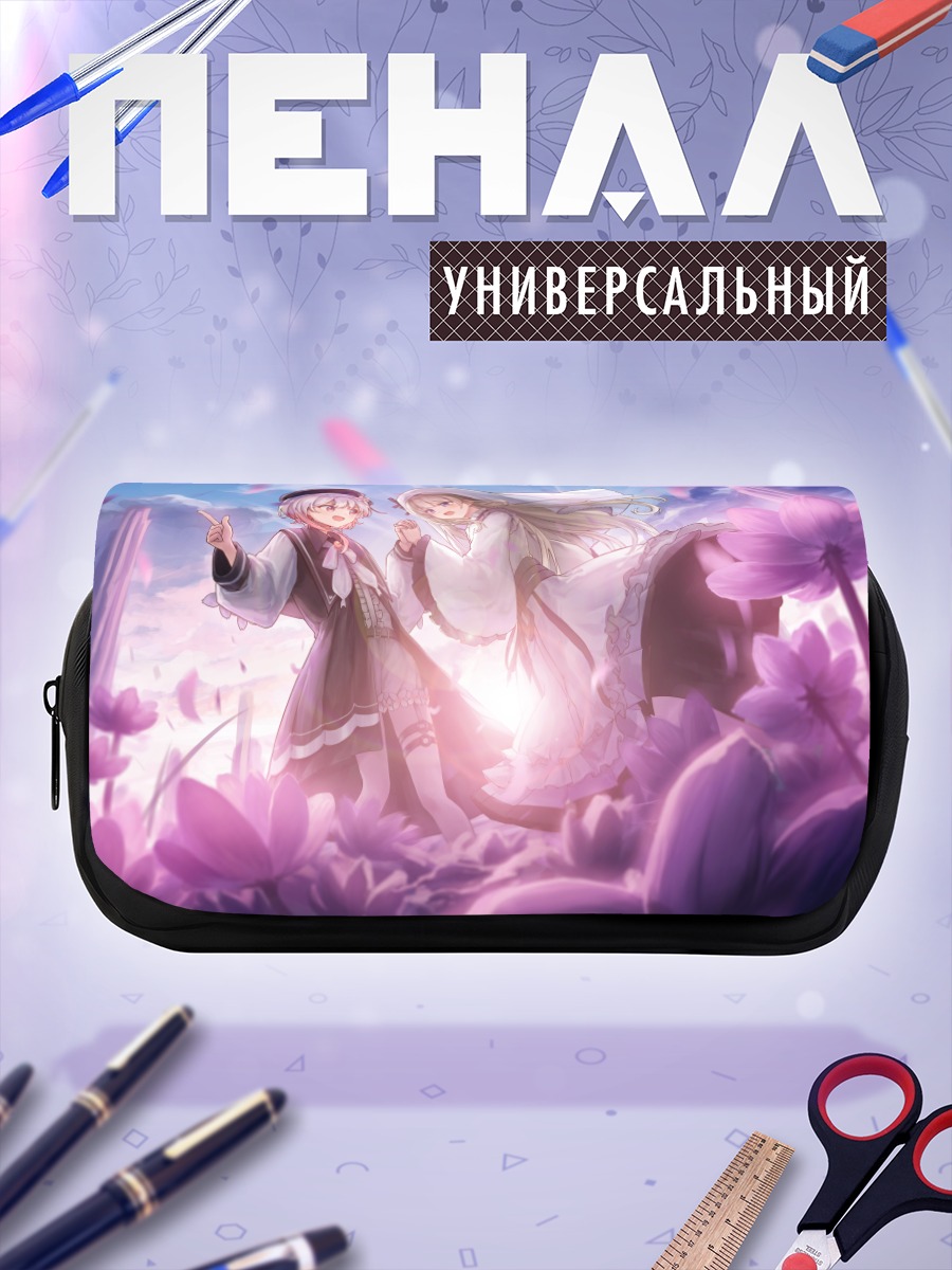 Пенал-косметичка Меруру Хиками в цветах