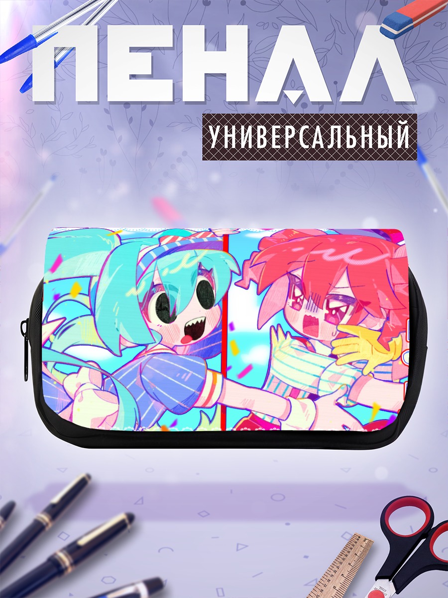 Пенал-косметичка Мику Хацунэ и Тето