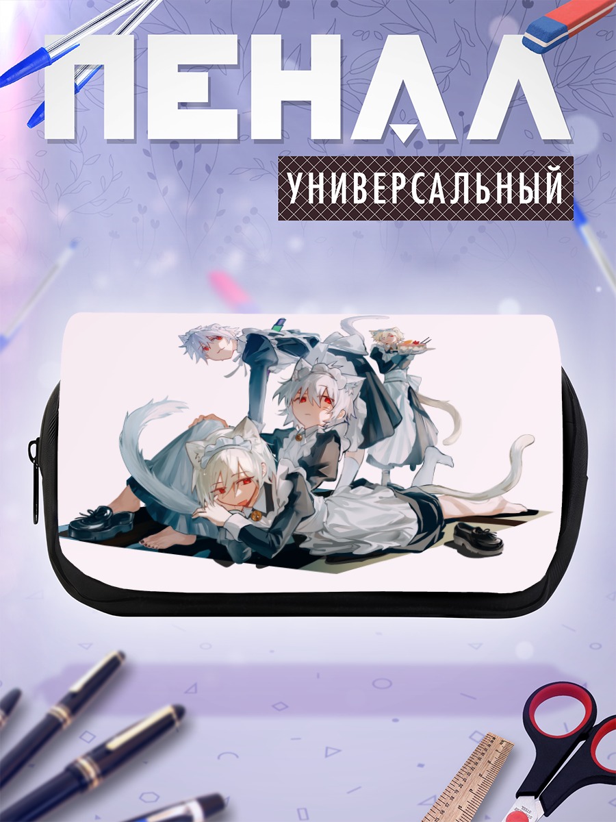 Пенал-косметичка Кавору Нагиса в котах