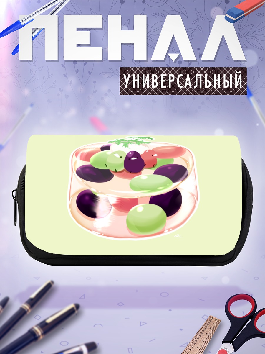 Пенал-косметичка Птица в фруктах