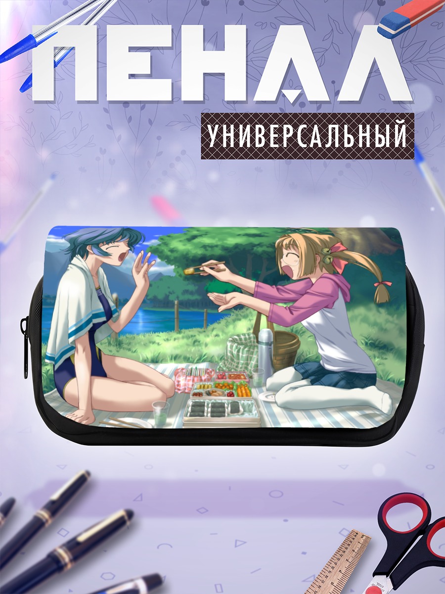 Пенал-косметичка Нанами и Рикка на пикнике