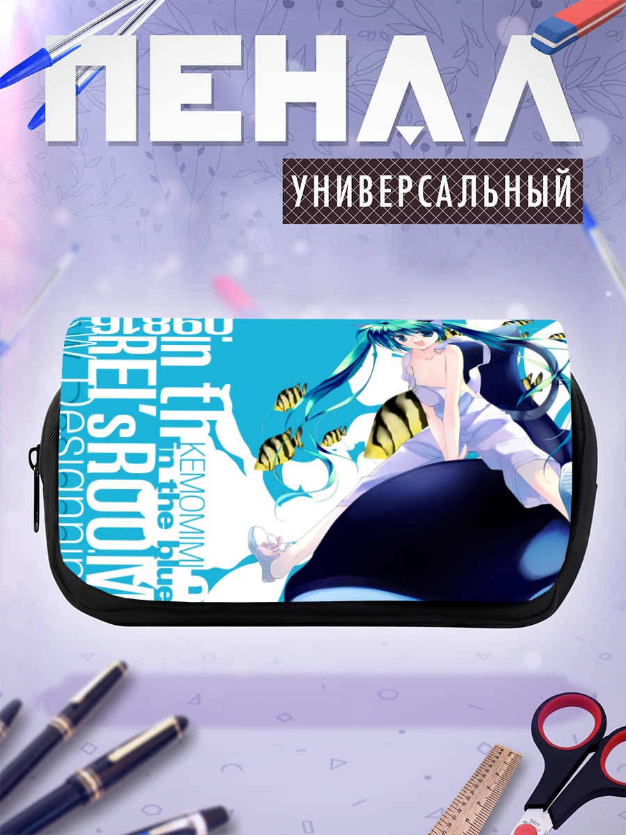Пенал-косметичка Девушка с ушками