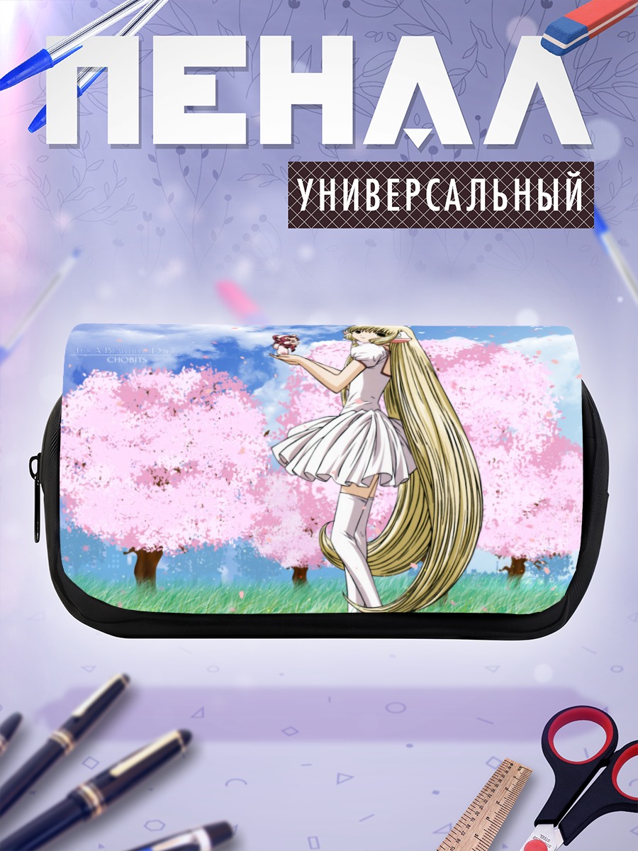 Пенал-косметичка Чи и Сумомо в сакуре