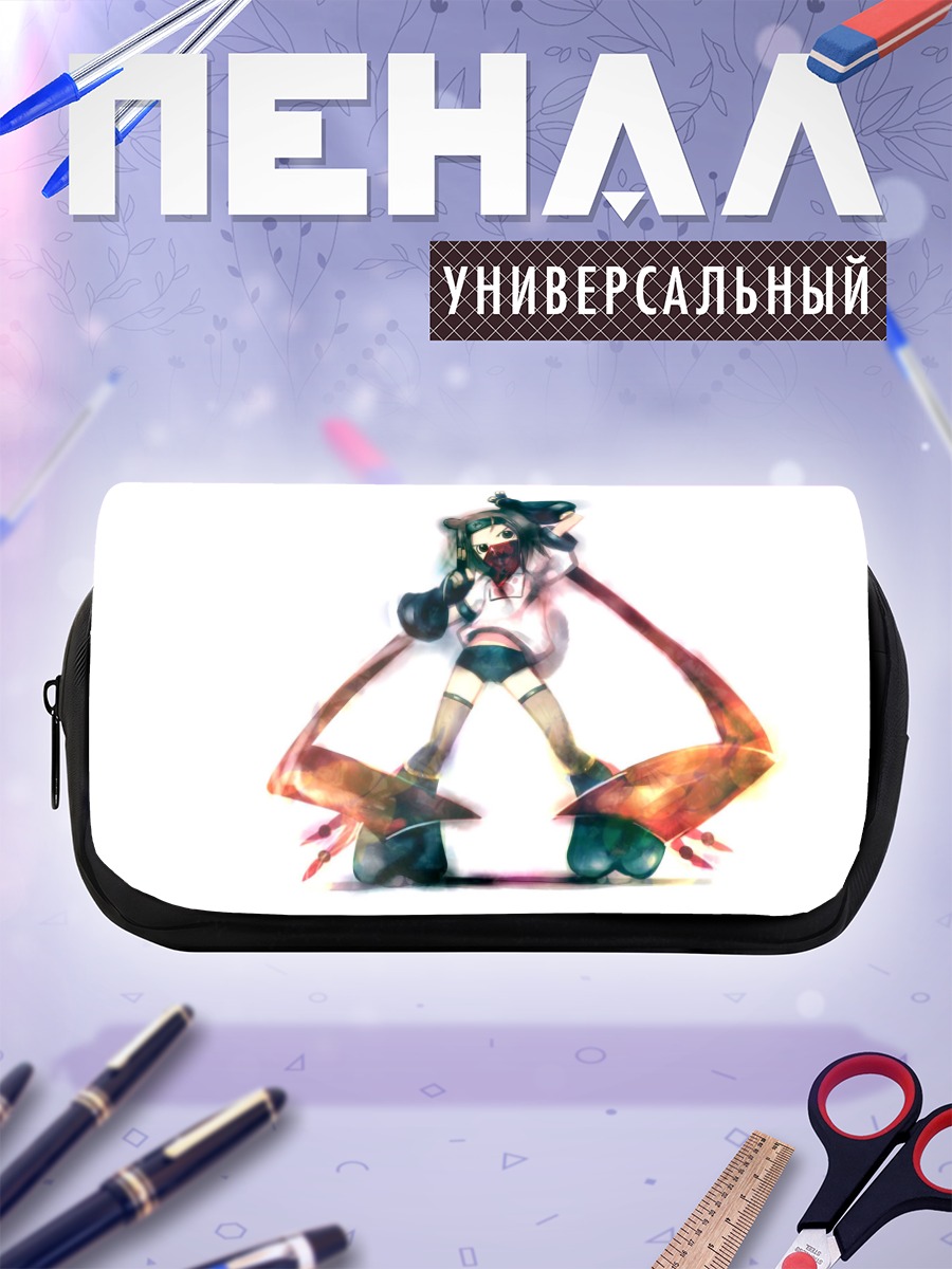Пенал-косметичка Мику Хацунэ в белом