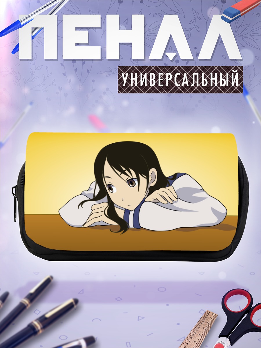 Пенал-косметичка Кицу Чири в задумчивости