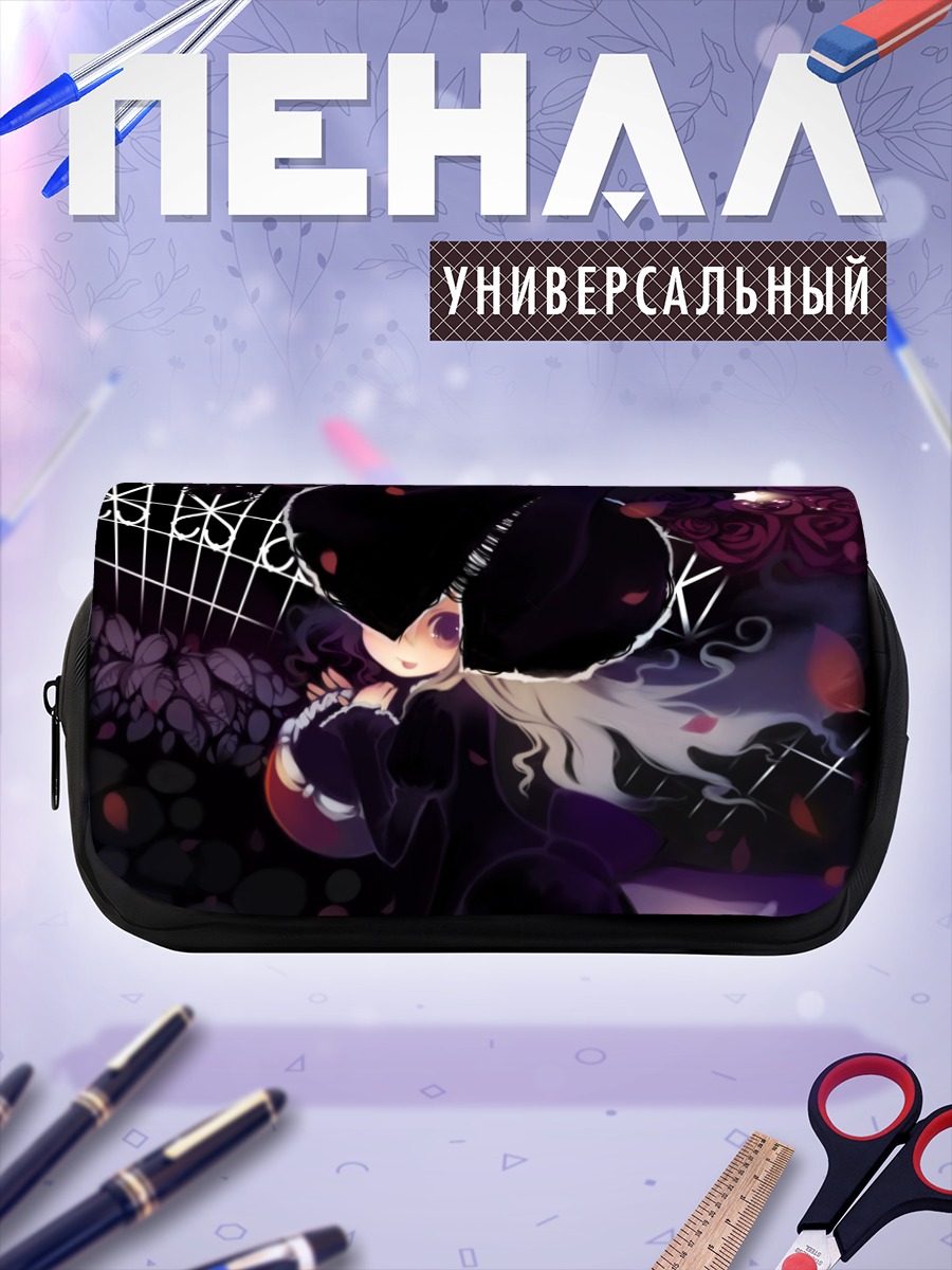 Пенал-косметичка Ведьма в розах