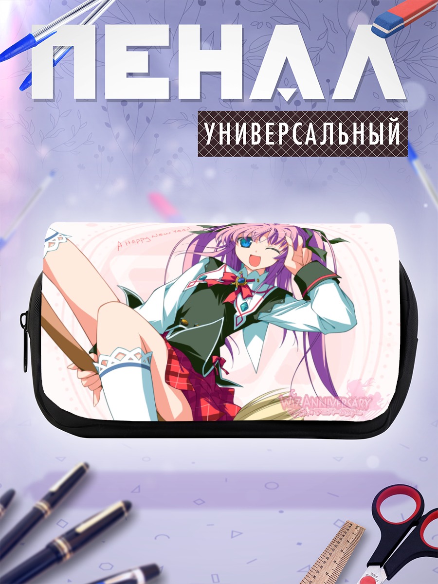 Пенал-косметичка Праздничная Мику Хацунэ