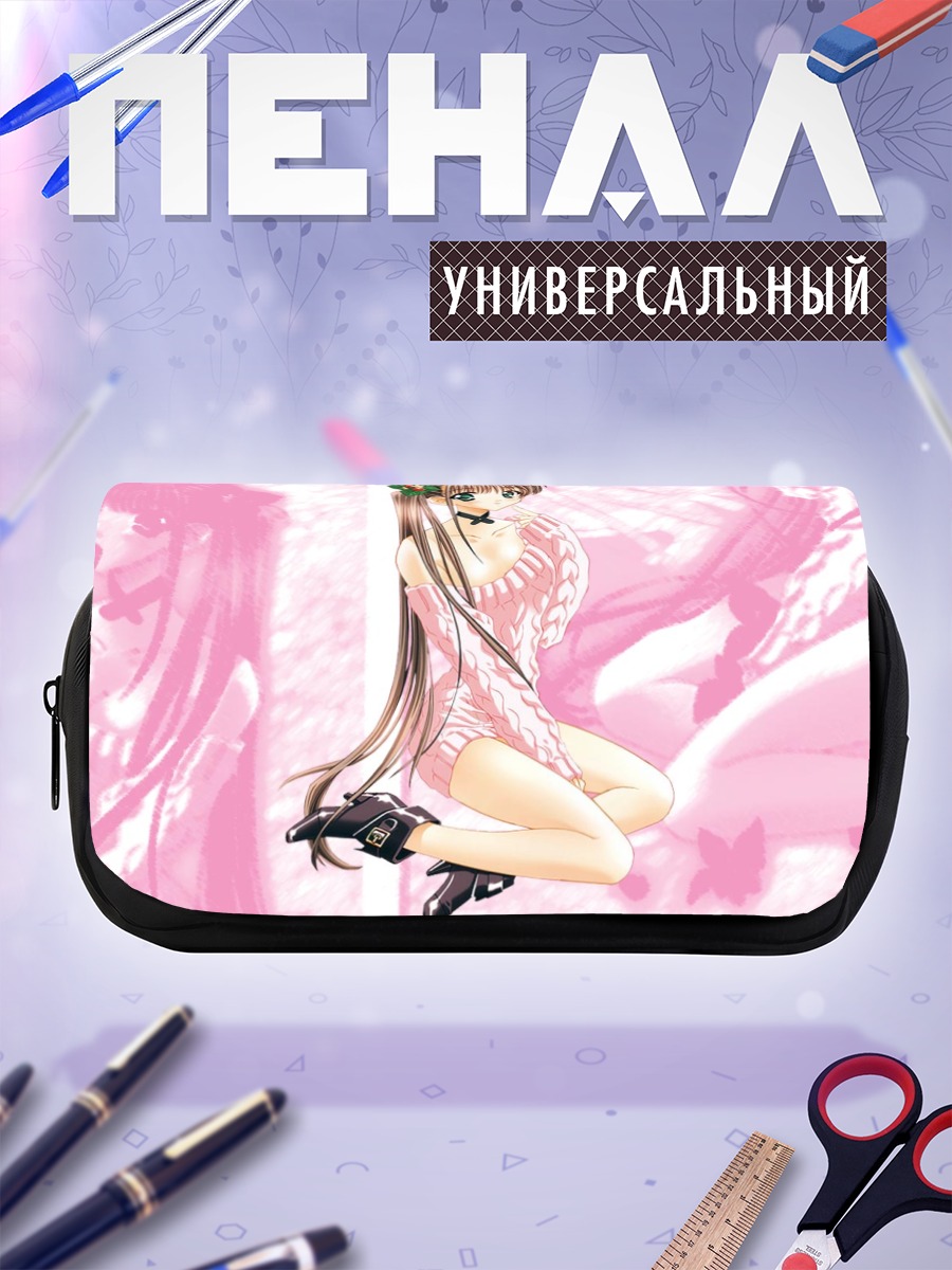 Пенал-косметичка Мику Хацунэ в розовом