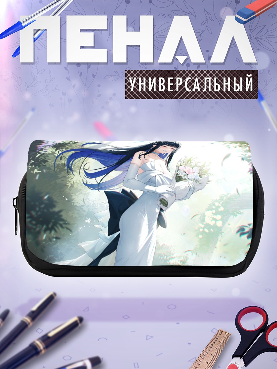 Пенал-косметичка Саори Джомаэ с цветами