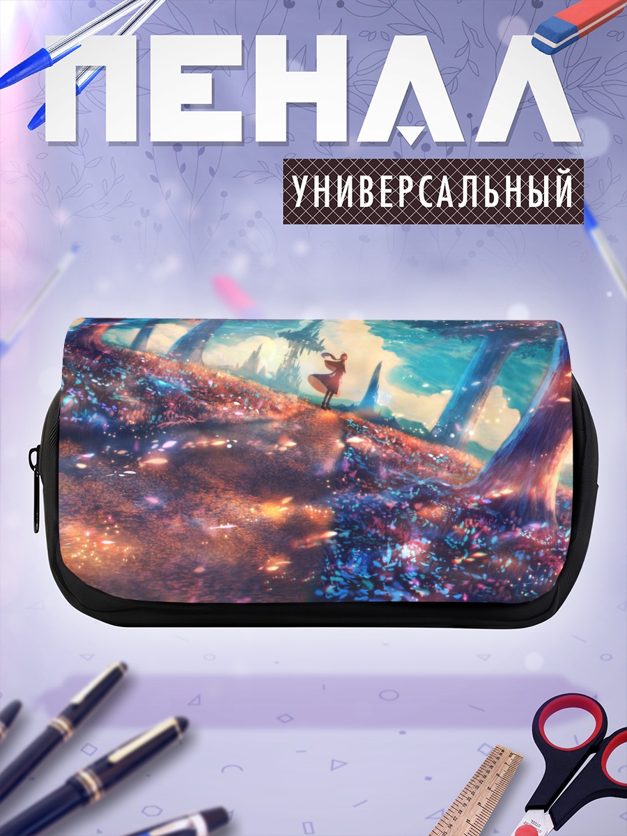 Пенал-косметичка Прогулка в цветущем лесу