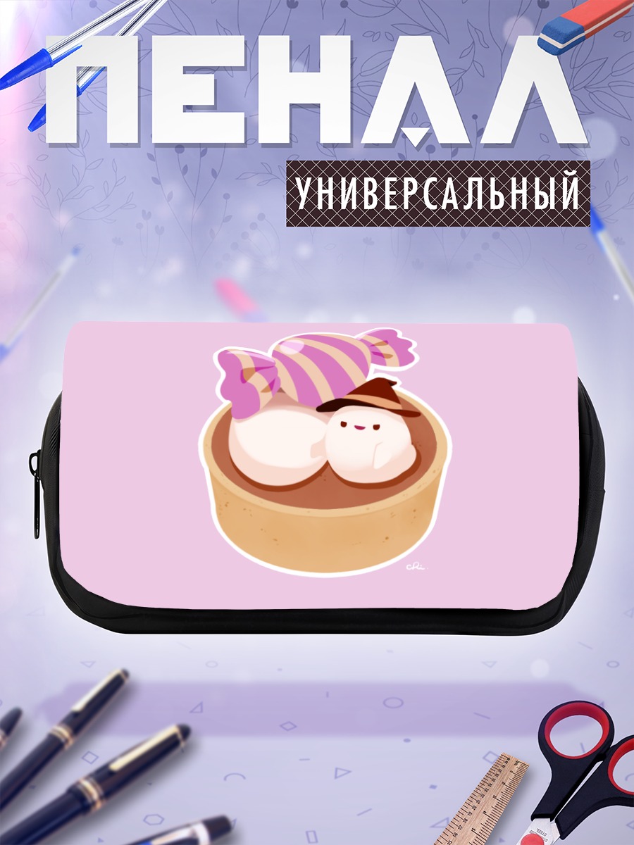 Пенал-косметичка Птичка в десерте