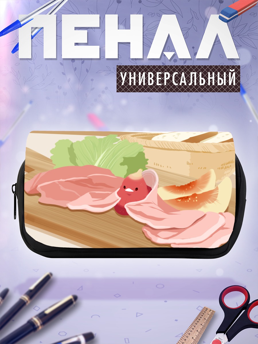 Пенал-косметичка Птичка в ветчине