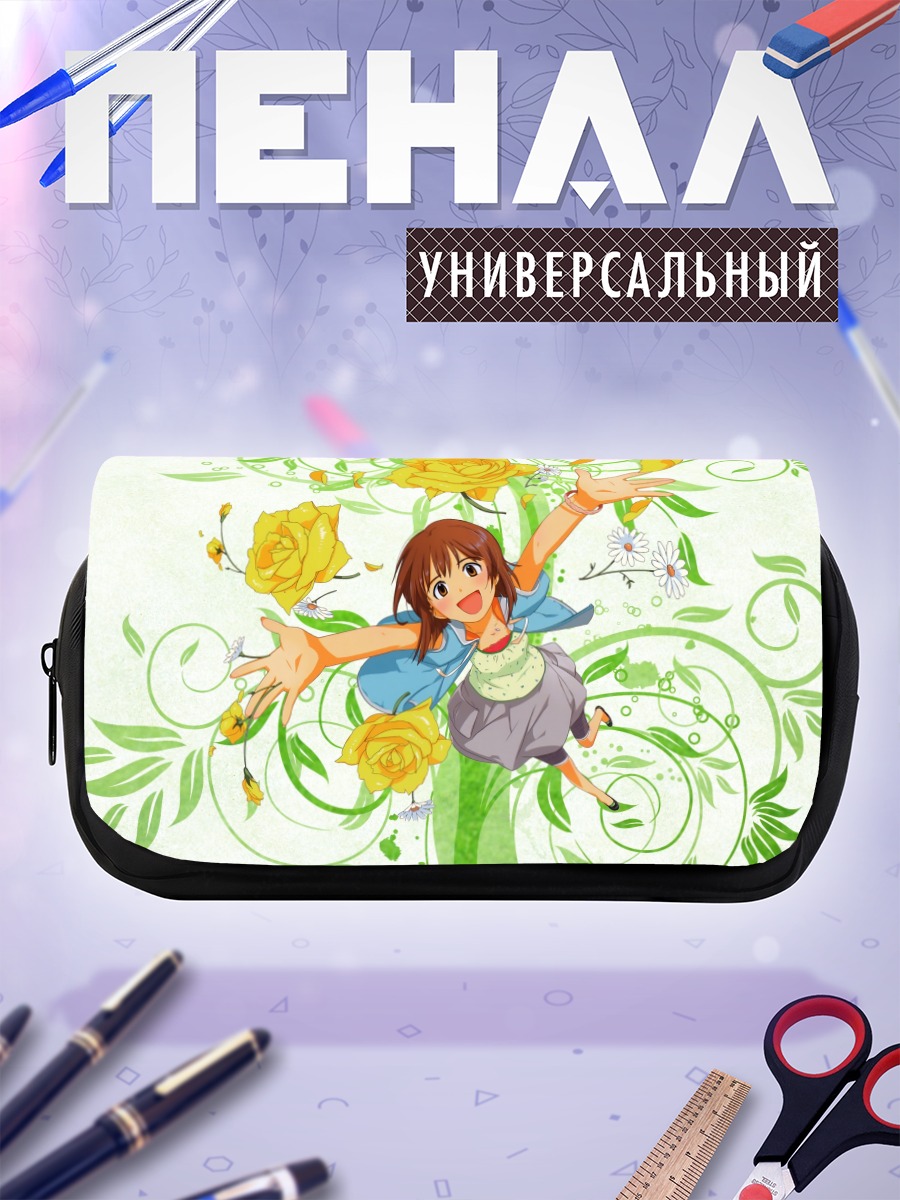 Пенал-косметичка Юкихо Хагивара в розах