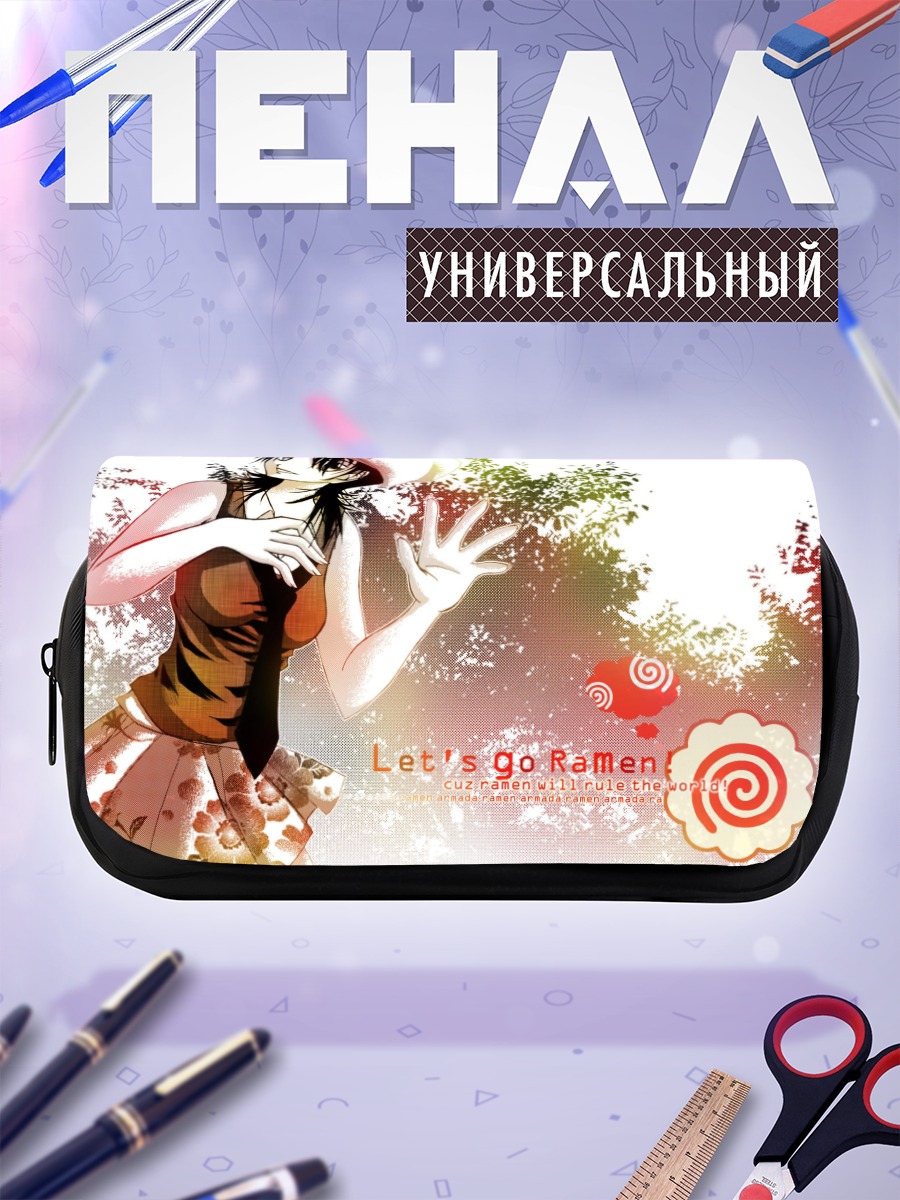Пенал-косметичка Девушка с раменом