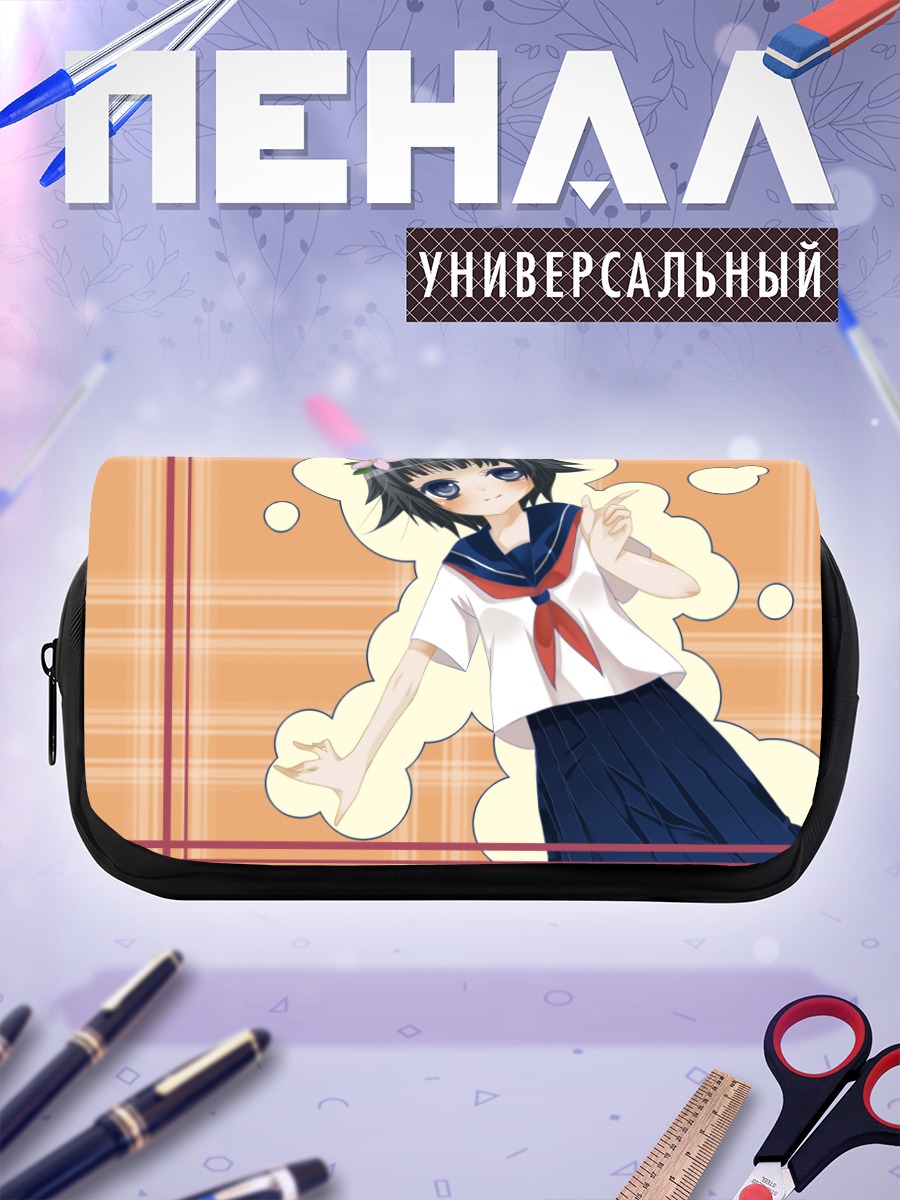 Пенал-косметичка Казари Уихару с цветами
