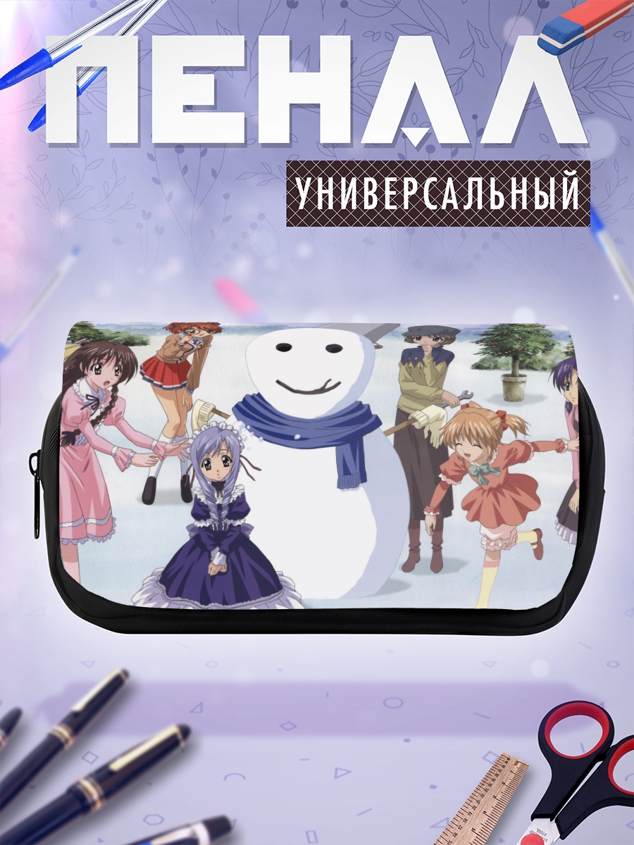 Пенал-косметичка Сестры Принцессы и снеговик
