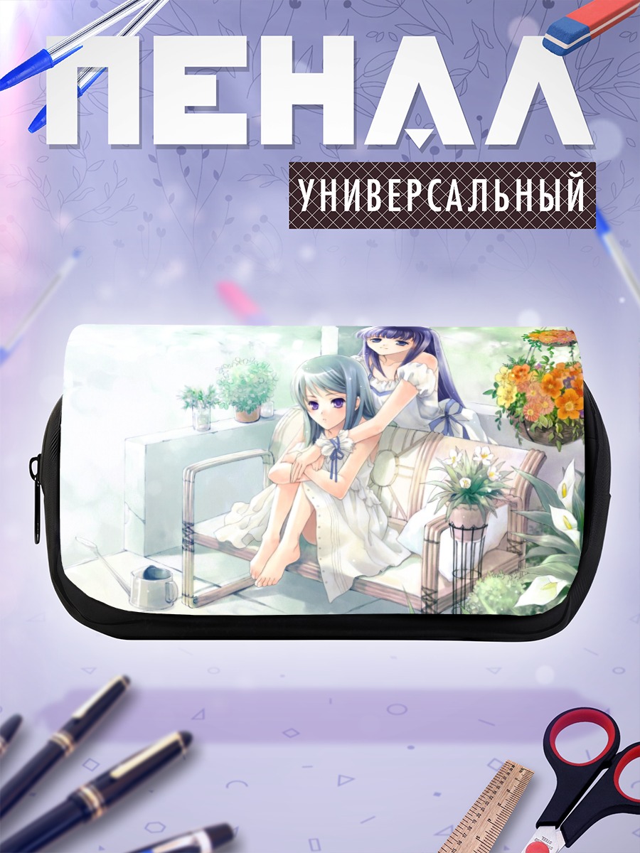 Пенал-косметичка Мику Хацунэ и подруга