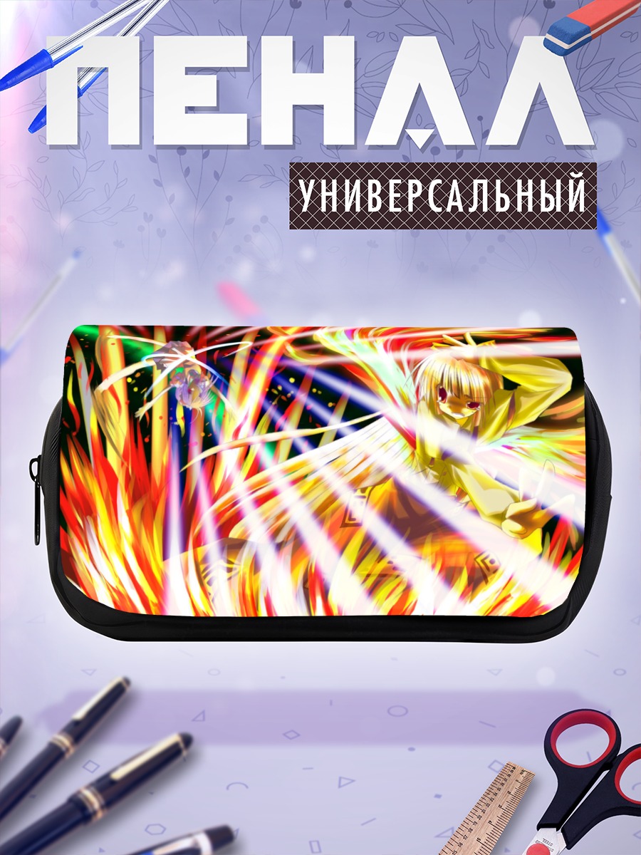 Пенал-косметичка Моко Фудзивара в огне