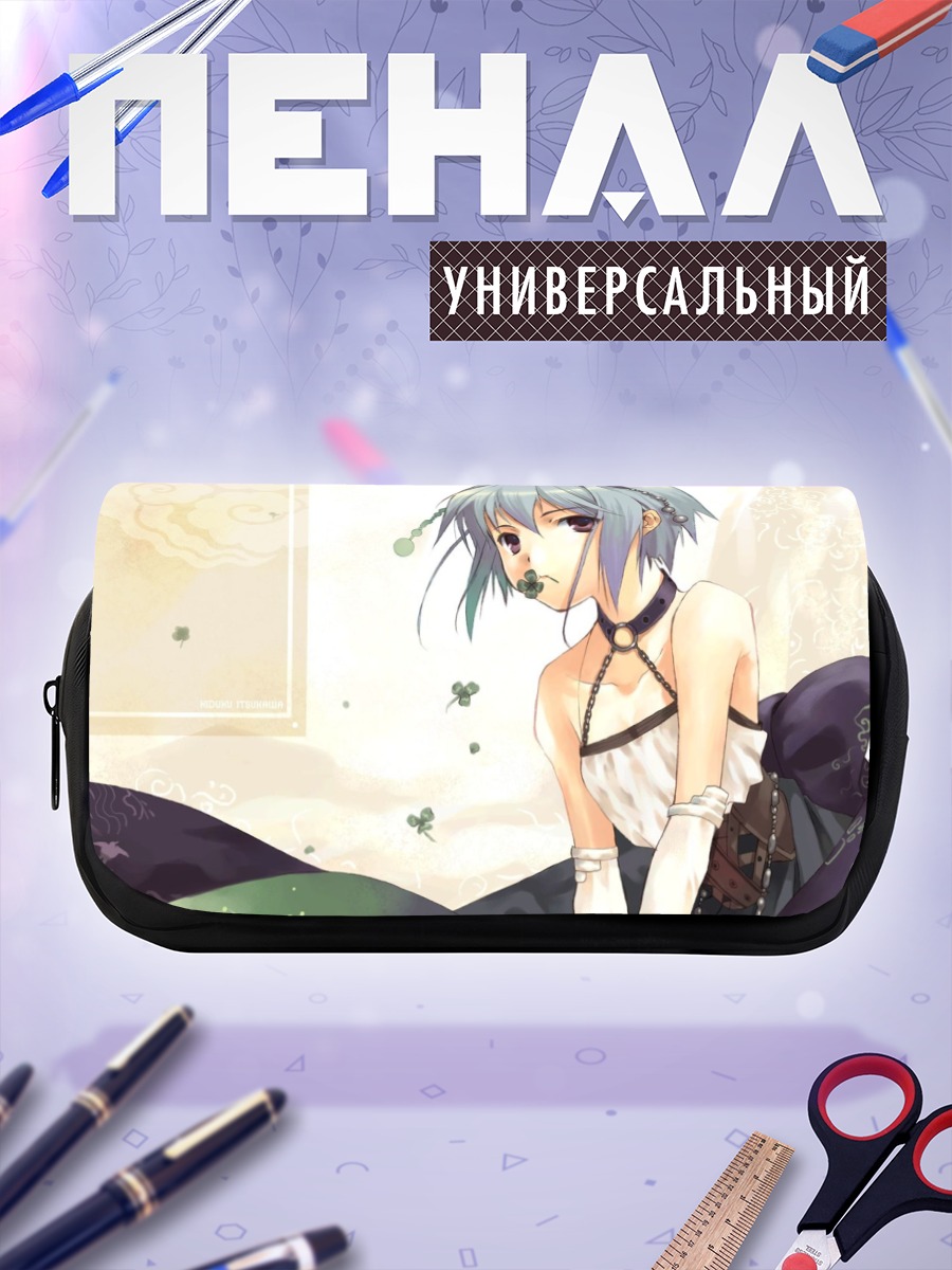 Пенал-косметичка Мику Хацунэ в белом
