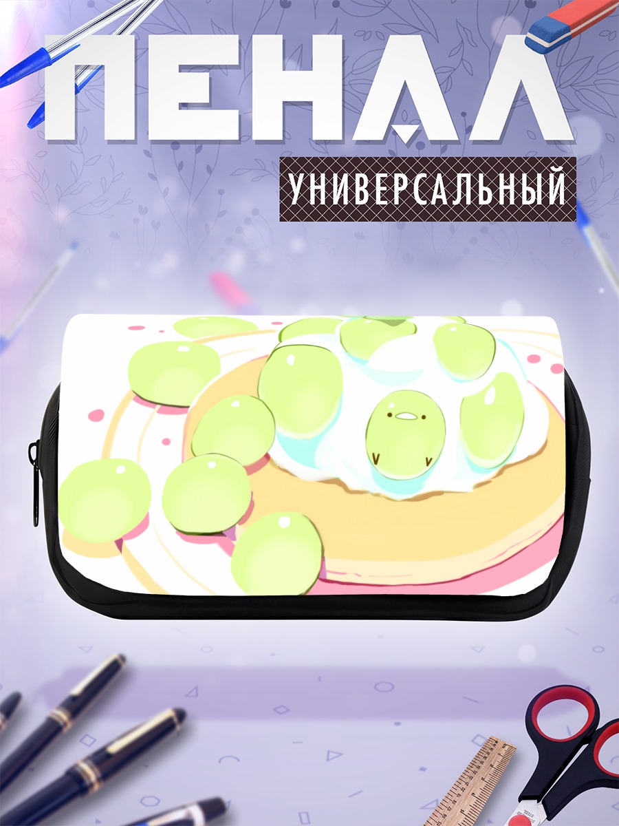 Пенал-косметичка Птичка на панкейке