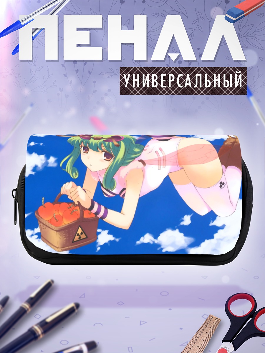 Пенал-косметичка Мику Хацунэ с фруктами