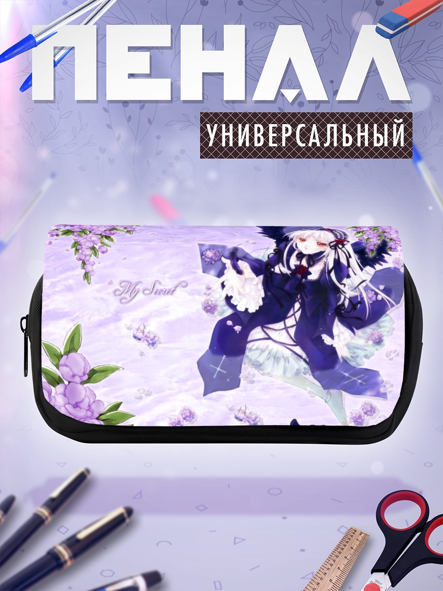 Пенал-косметичка Суигинто в цветах
