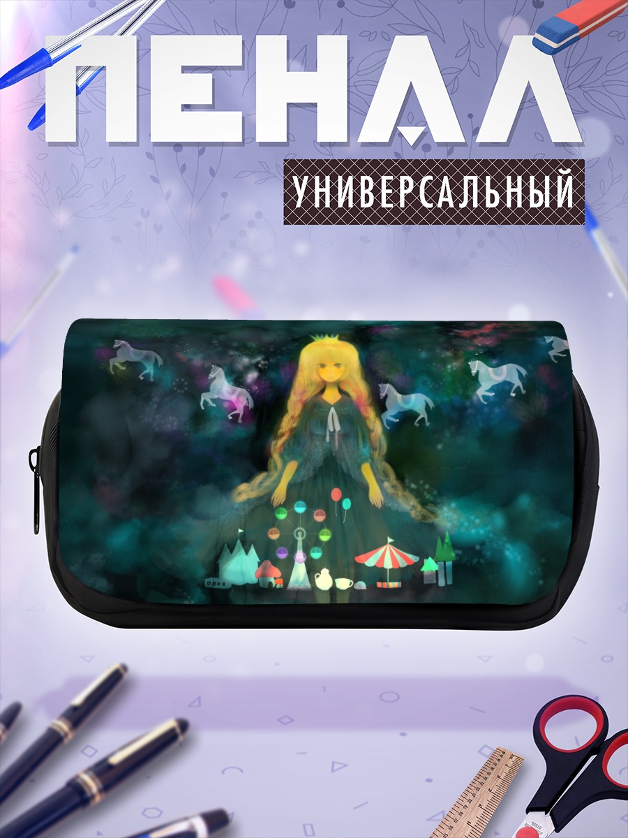 Пенал-косметичка Девочка в космосе