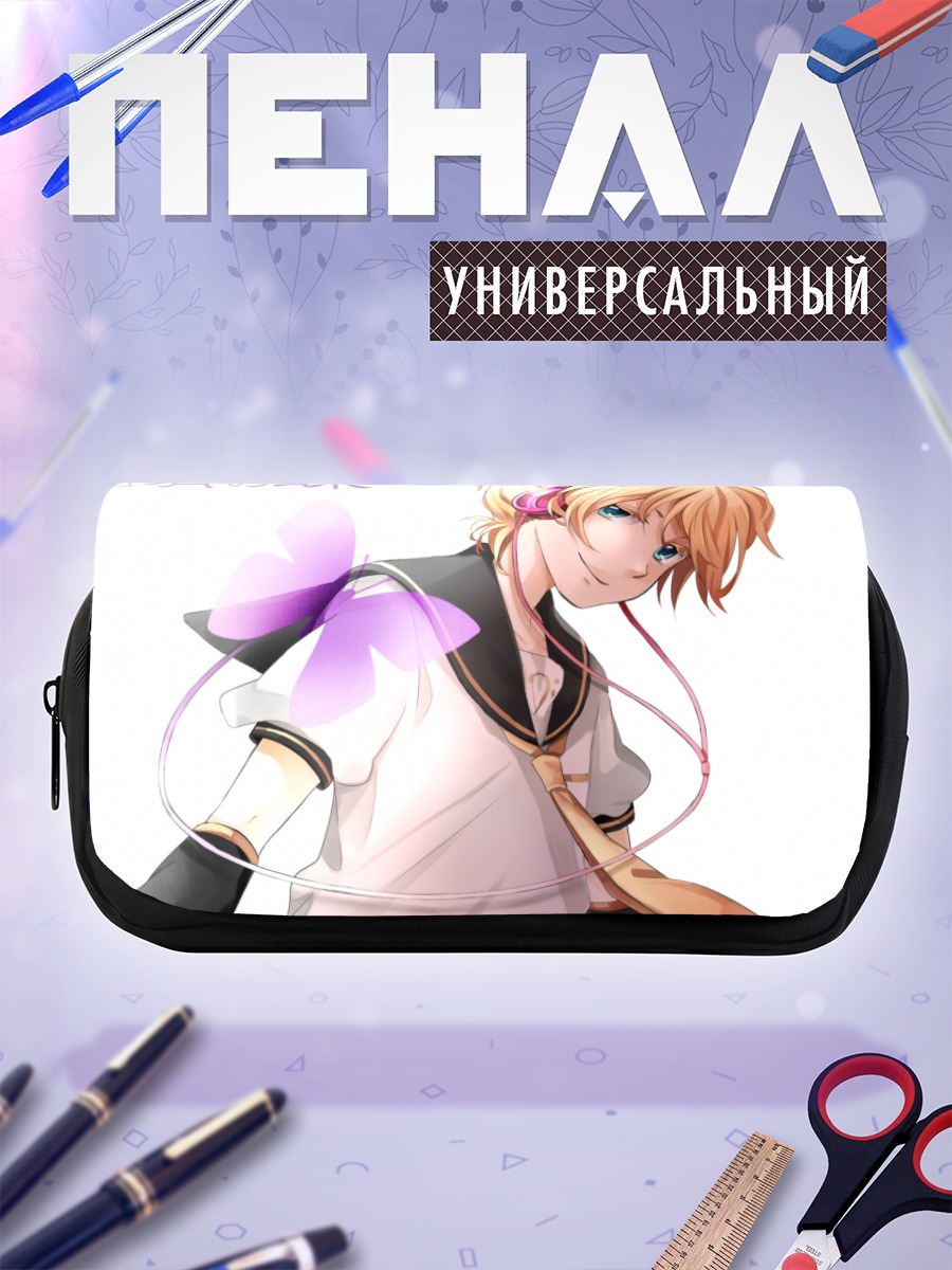 Пенал-косметичка Лен Кагамин в наушниках