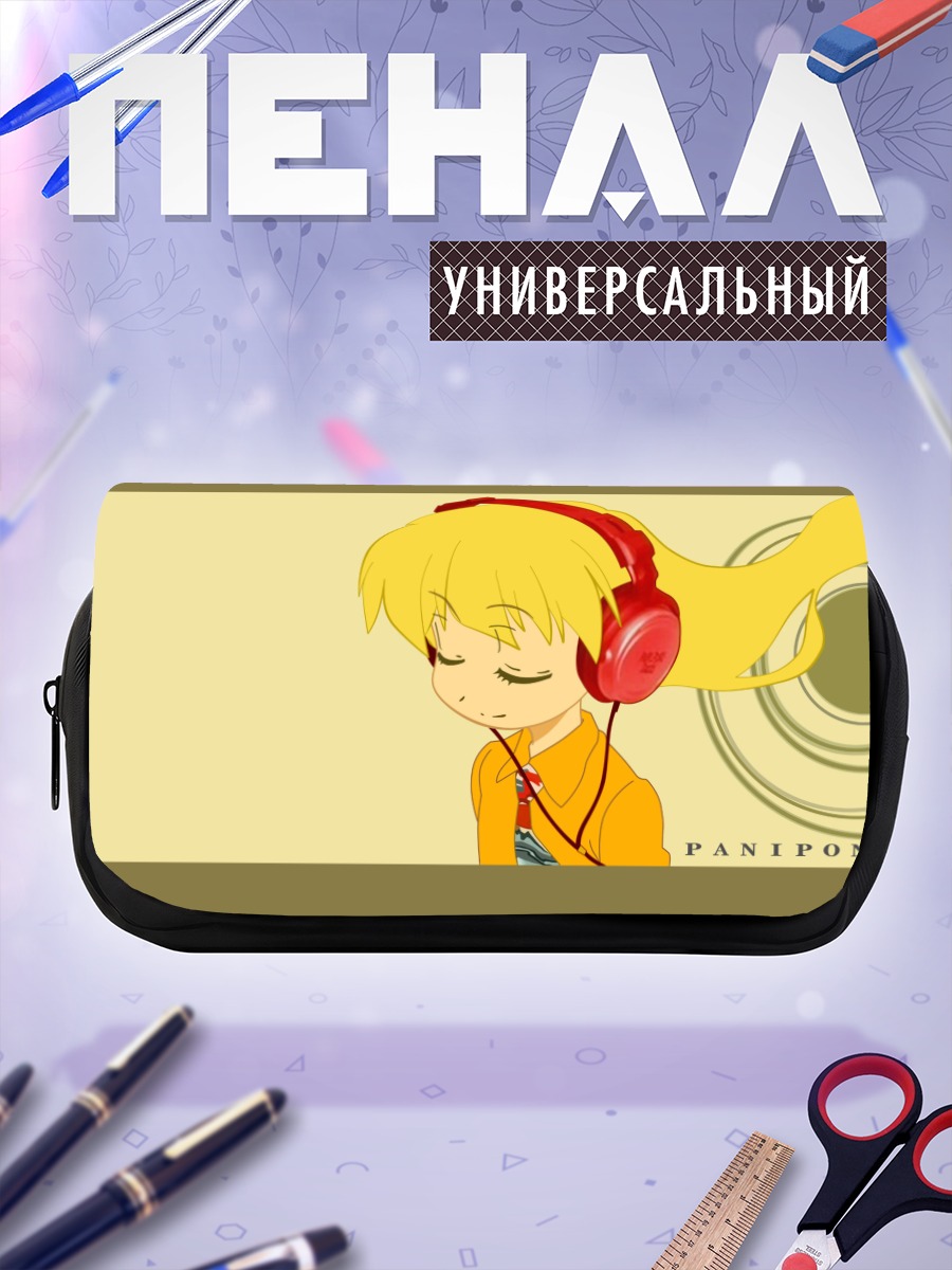 Пенал-косметичка Ребекка Миямото в наушниках