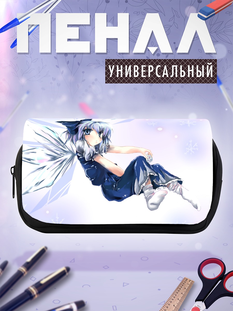 Пенал-косметичка Сирно в снежинках