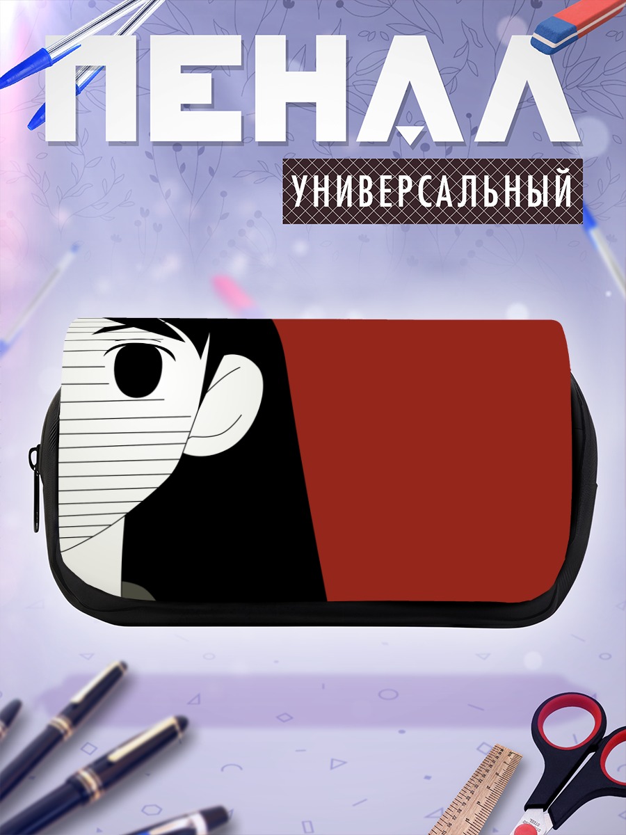 Пенал-косметичка Кицу Чири в полоску