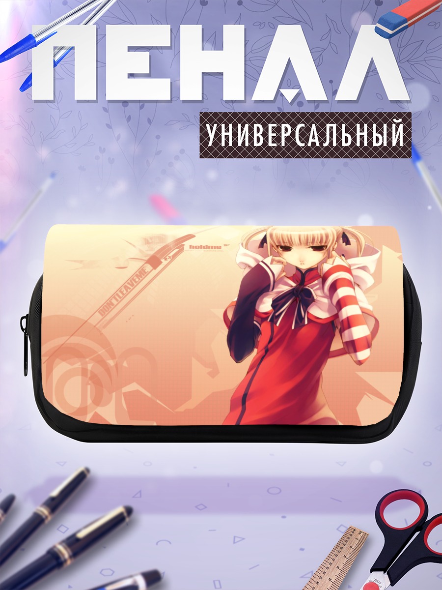 Пенал-косметичка Мику Хацунэ в красном