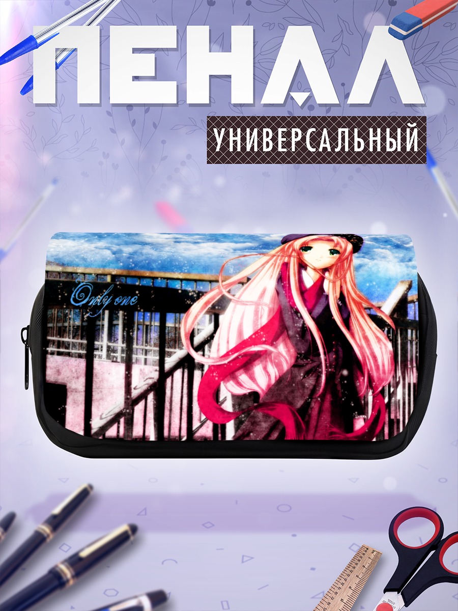 Пенал-косметичка Девушка в снегу