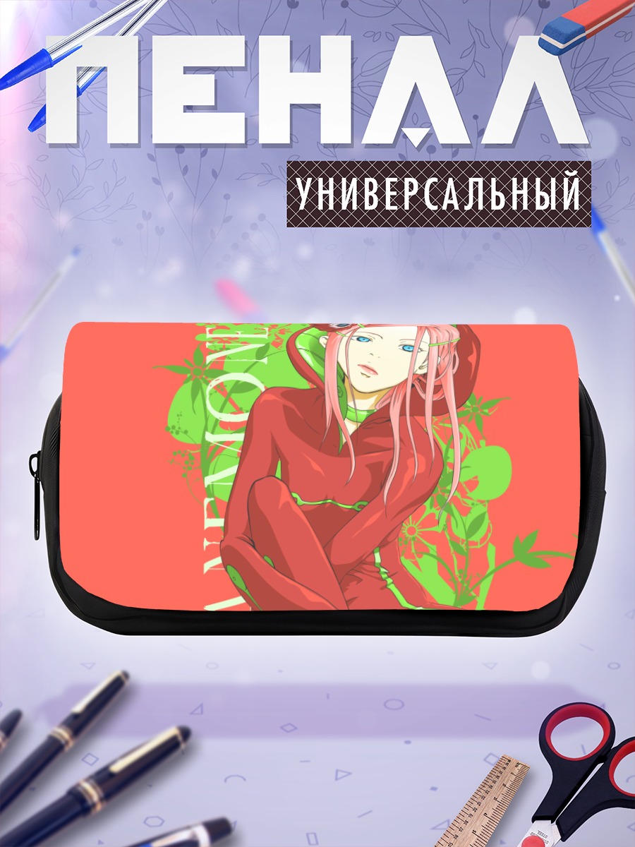 Пенал-косметичка Анемоне в цветах