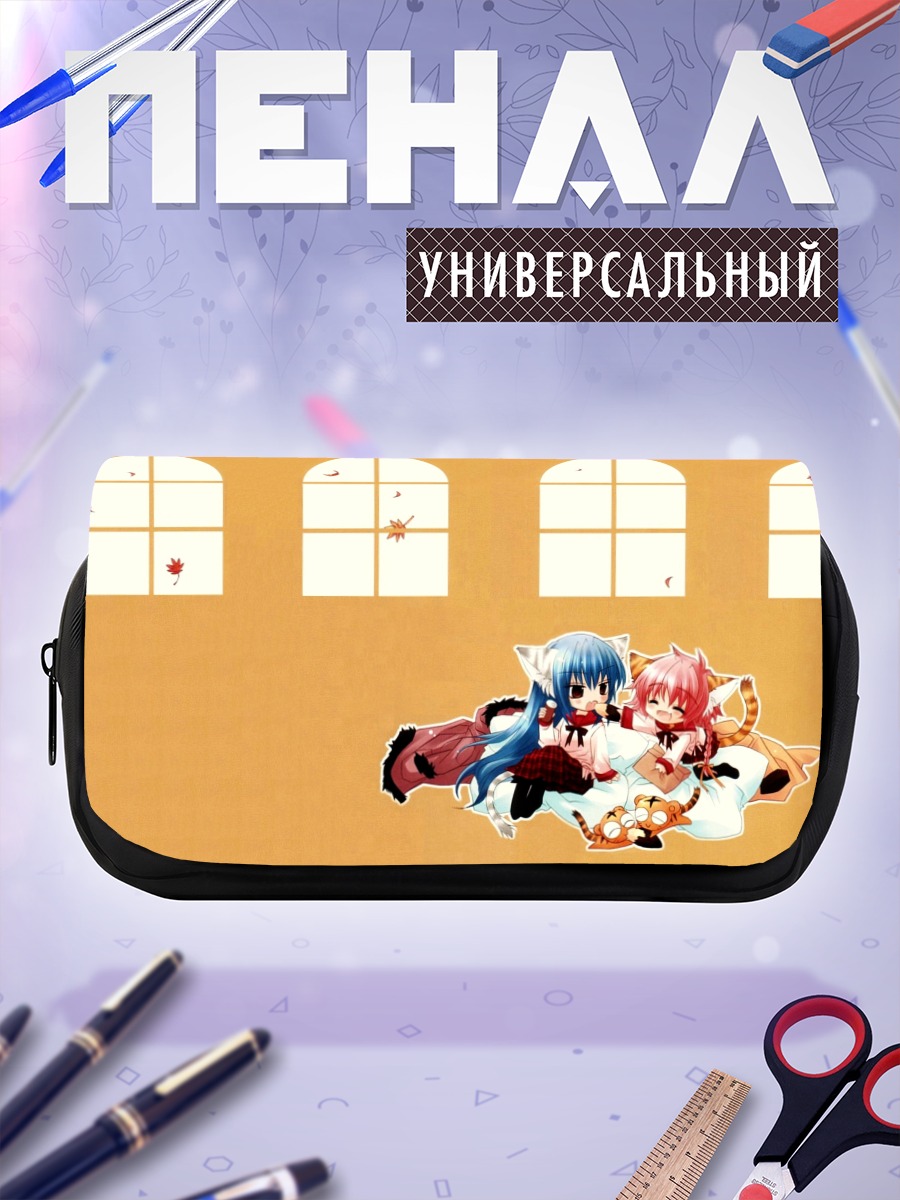 Пенал-косметичка Мику Хацунэ и подруга