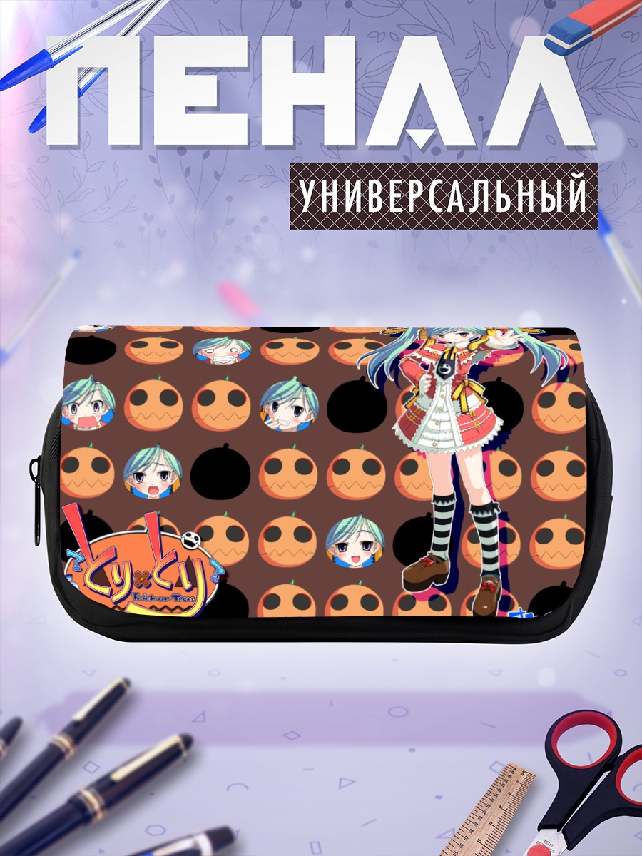 Пенал-косметичка Мику Хацунэ на Хэллоуин